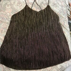 Express Black Pleated Camisole